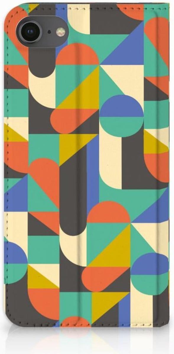 iPhone 7 | 8 | SE (2020) | SE (2022) Hoesje met Magneet Funky Retro