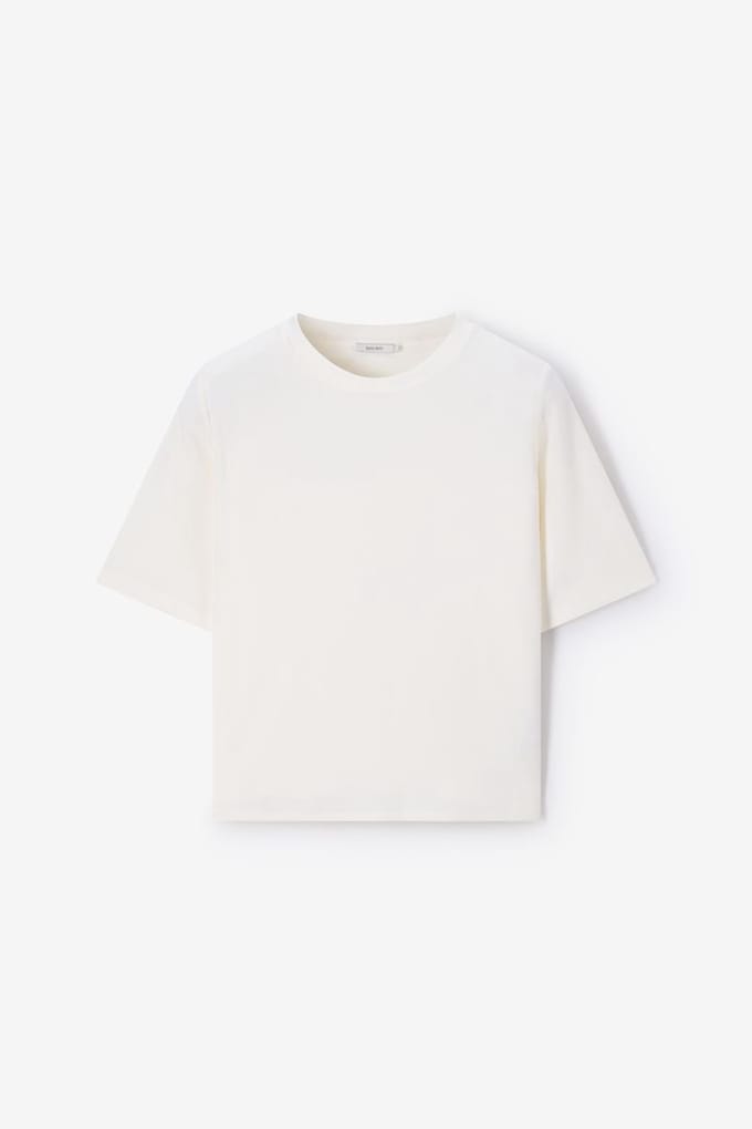 Sissy-Boy - Wit rib T-shirt