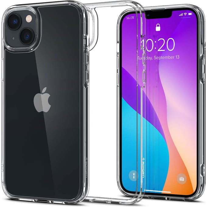 Spigen Ultra Hybrid Backcover voor de Apple iPhone 14 - Crystal Clear