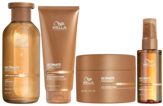 Wella - Ultimate Smooth Complete Set - 250+200+150+100ml