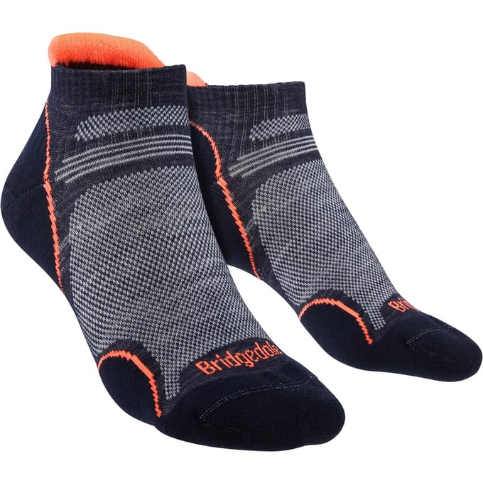 Bridgedale - Dames Wandelsokken Merino Laag - Navy / Candy