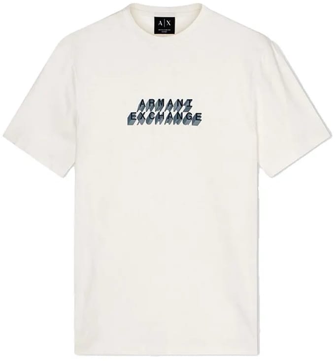 Armani Exchange Xm002779_af10358 T-shirt Met Korte Mouwen Wit 2XL Man