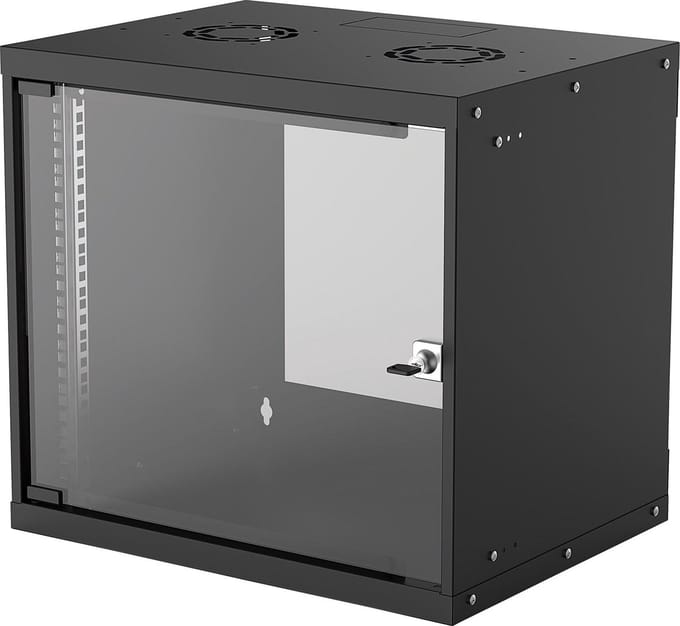 Intellinet Basic Line 9HE 19inch-wandkast (b x h x d) 540 x 487 x 400 mm 9 HE Zwart (RAL 9005)