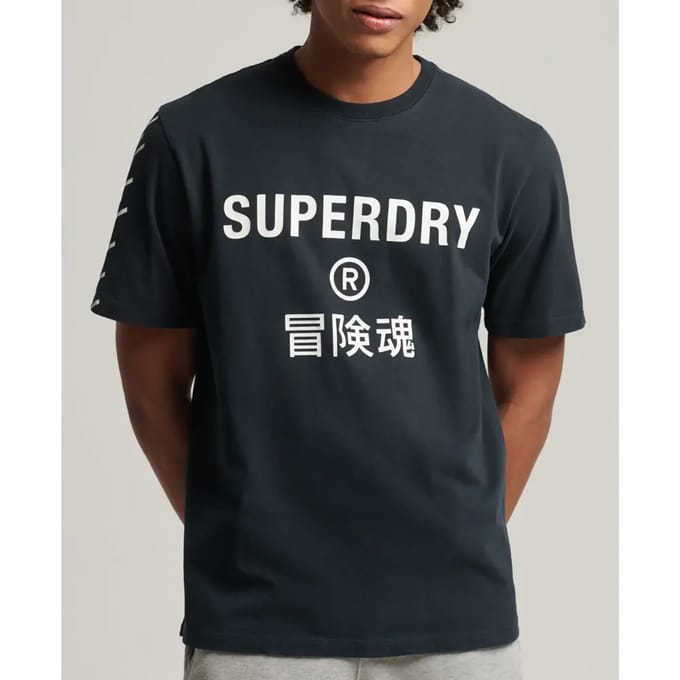 Superdry Heren tshirt Code Core Superdry Heren tshirt T-shirt