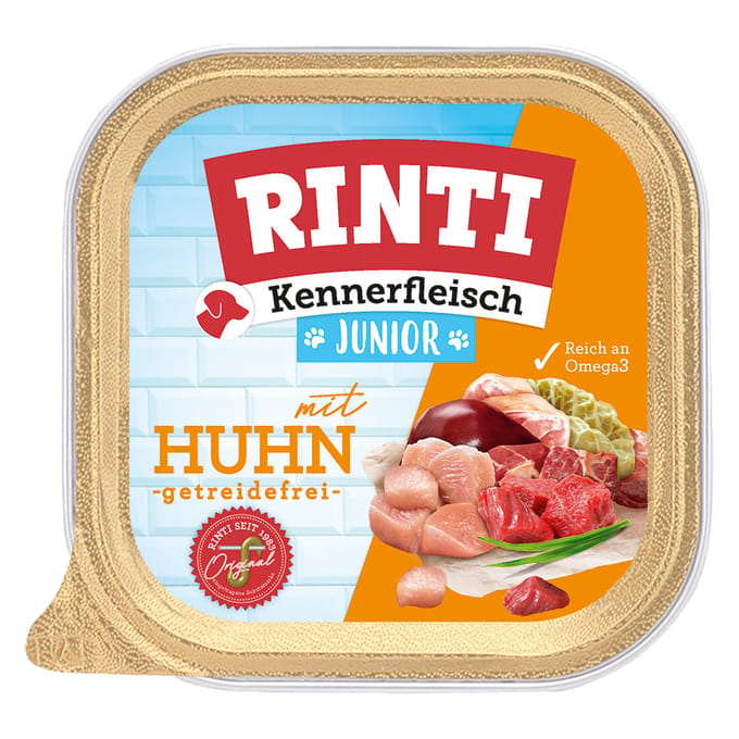 Rinti - Kennerfleisch Plus Junior 9x300g - Kip