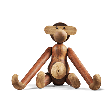Kay Bojesen - Aap - medium - Teak-/ Limbahout - bruin