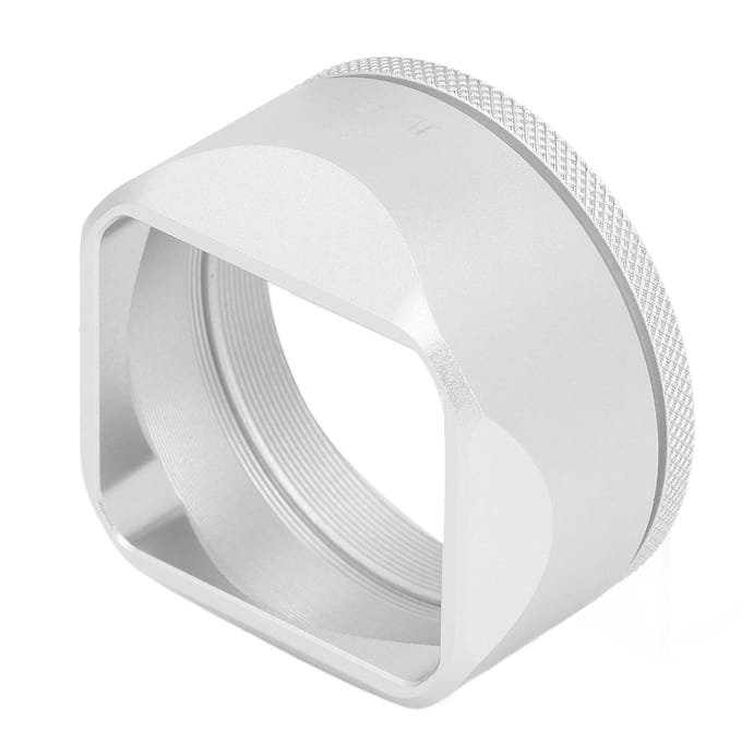Vierkante Lenskap van Aluminiumlegering Camera Lenskap voor X100VI X100V Camera Extern Filter zilver