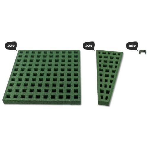 EXIT Toys EXIT Freezone trampoline veiligheidstegels ø427cm