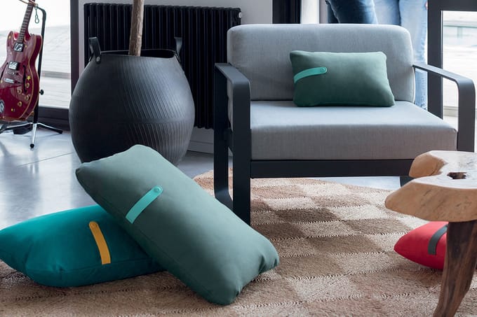 Fermob BELLEVIE fauteuil - 47 antraciet mat - 79 Flanelgrijs