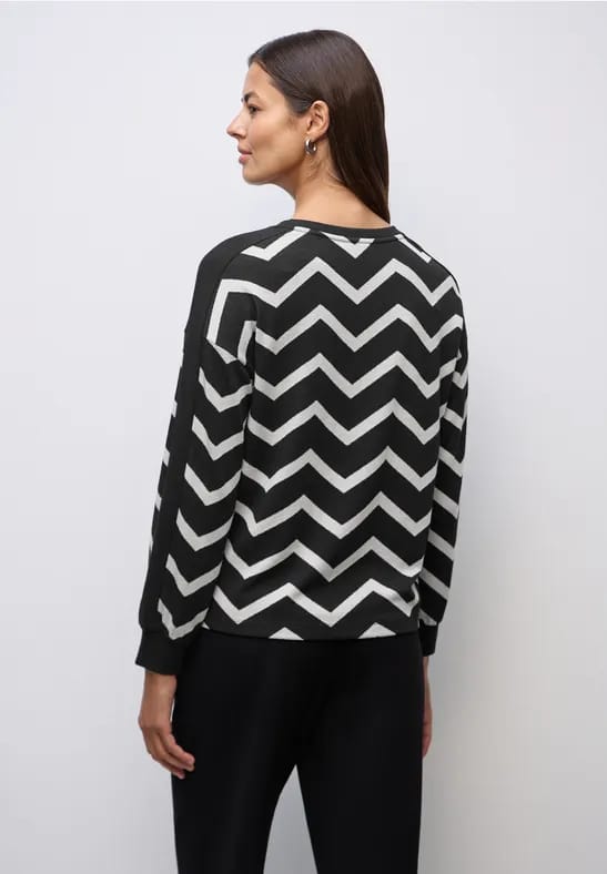 Shirt met galonstrepen