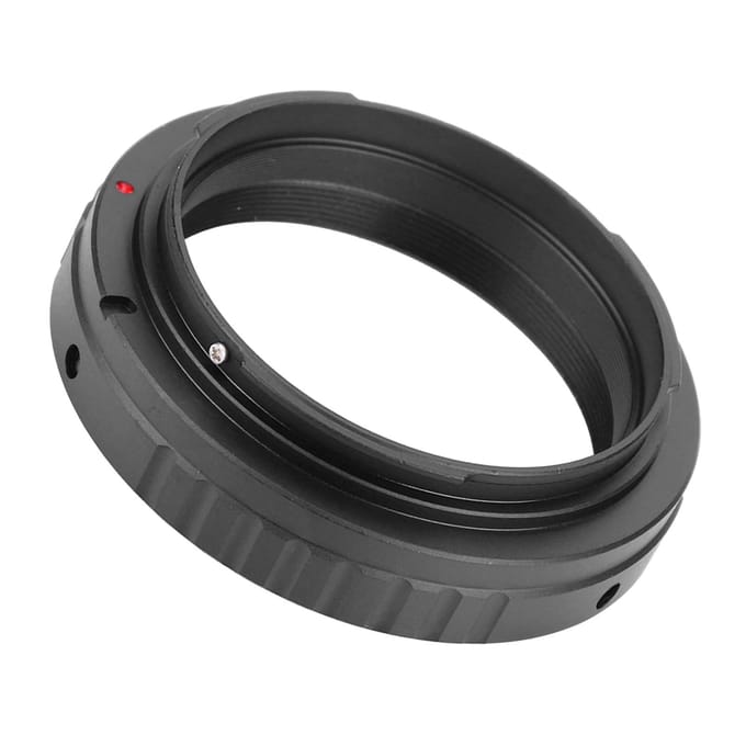 Adapter voor M48*0.75 Mount Telescoop Oculairlens voor Canon DSLR Camera black