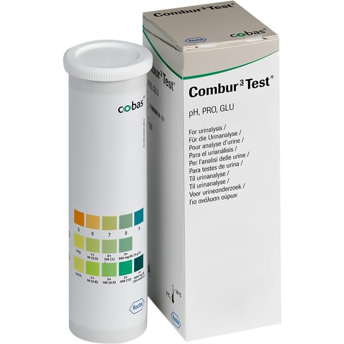 Roche Combur 3 Test® - Urineteststrips 50 Teststrips