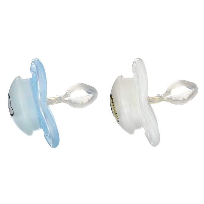Supreme Nacht, 0-6 maanden, Blauw/Transparant, 2 stuks white