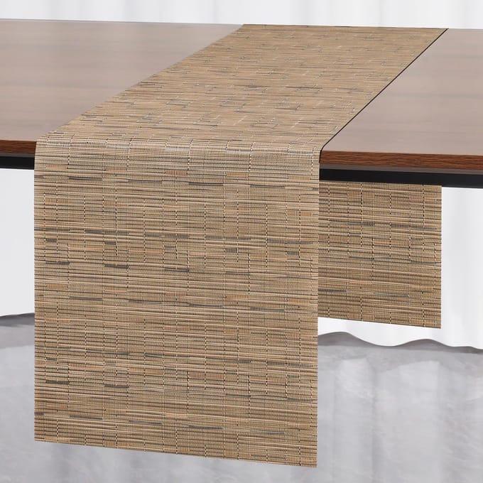 Tafelloper - Modern PVC Afwasbaar - Voor buiten - Bruin