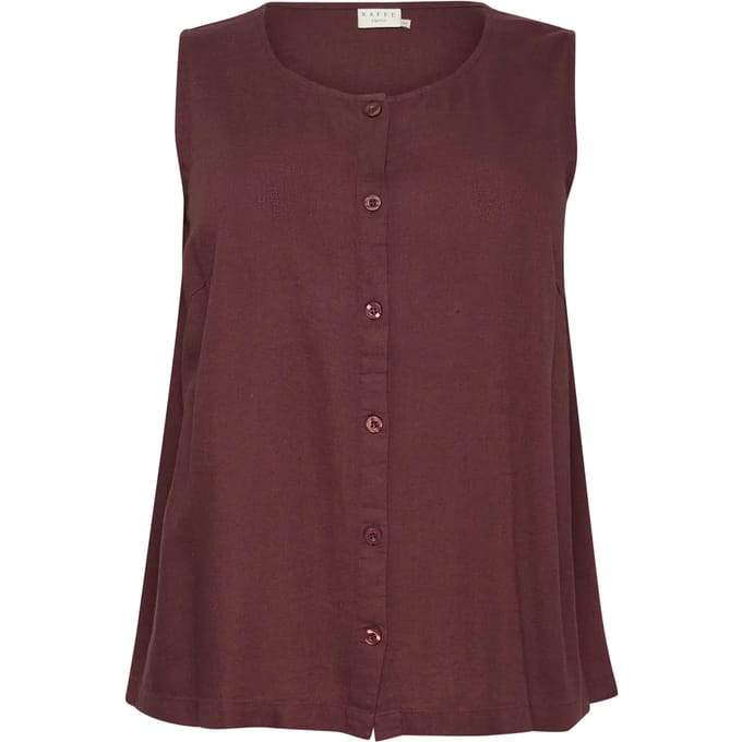 Vrouwenblouse KAFFE Curve Mille Button