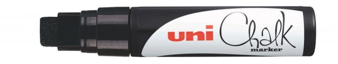 Uni Chalk Marker 17K Zwart