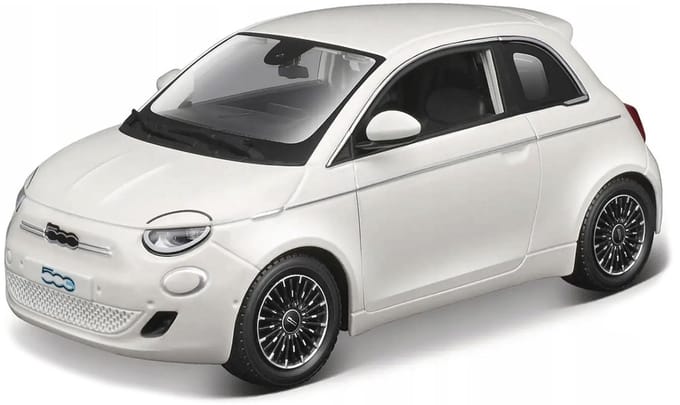 Bburago FIAT 500E - Modelauto - Schaal 1:24 - Wit