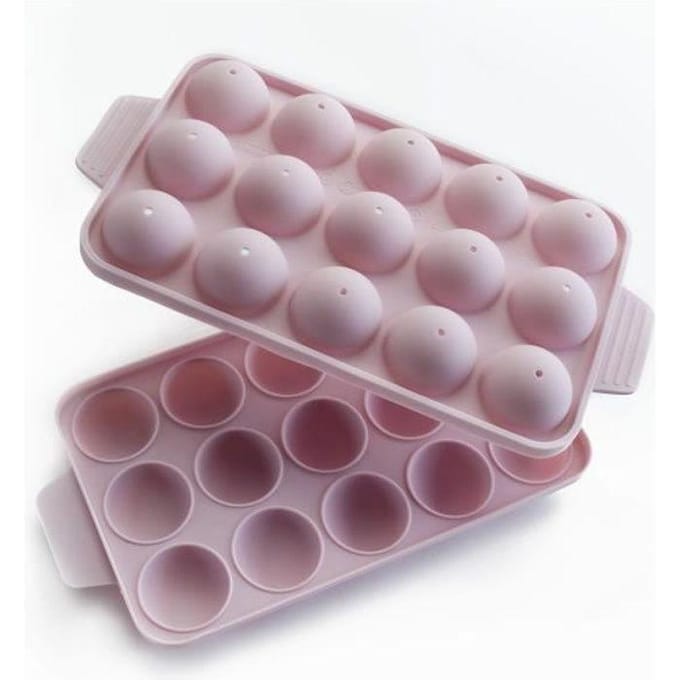 Moule pour cake pops - Ibili - 872000 - 100% silicone - 15 alvéoles - 30 bâtons inclus