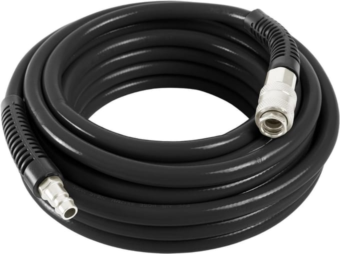 Thuys – Compressor Slang – Persluchtslang – Spiraalslang – 27cm x 27cm x 5cm – Blauw