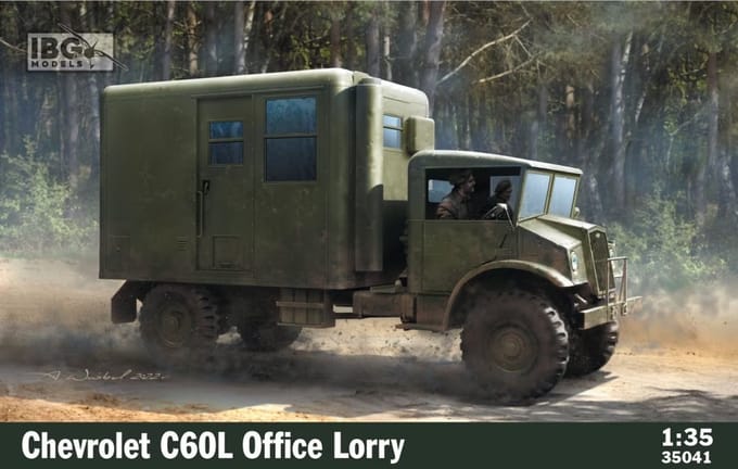 IBG Models Modelbouwpakket Auto - 35041 Chevrolet C60L Office Lorry Plastic - 1:35 - Modelbouw