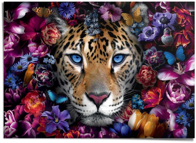 XXL Poster Power Cat - 100 x 140 - Papier - REINDERS