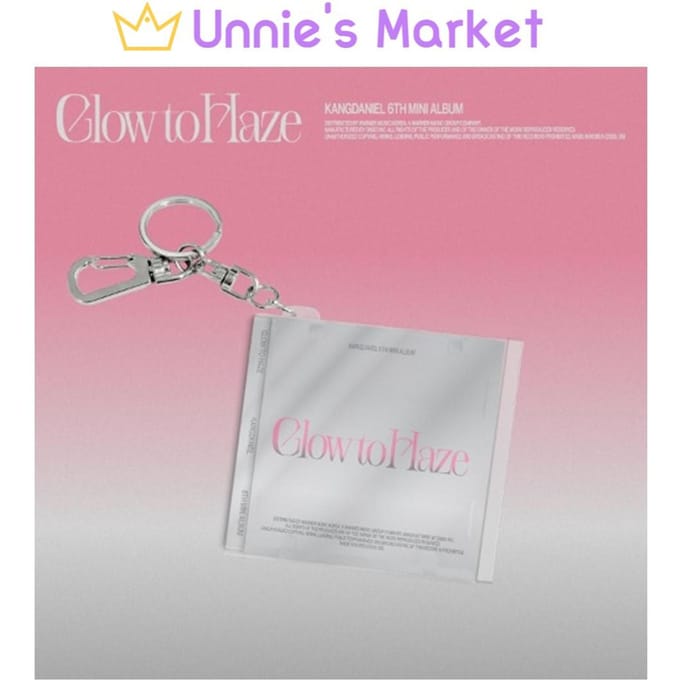 KANG DANIEL - Glow to Haze (PVC Pouch Ver.) Album only gray