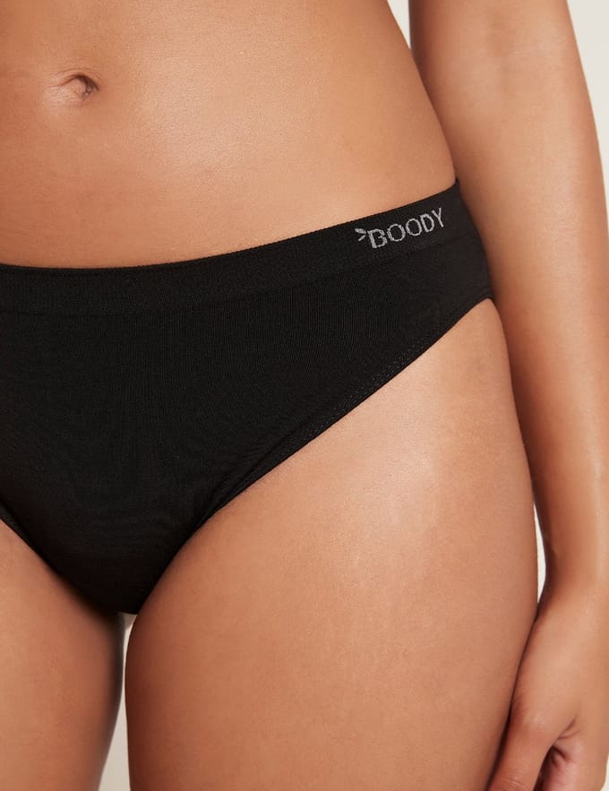 Boody - Bamboe Classic Bikini - Zwart / M