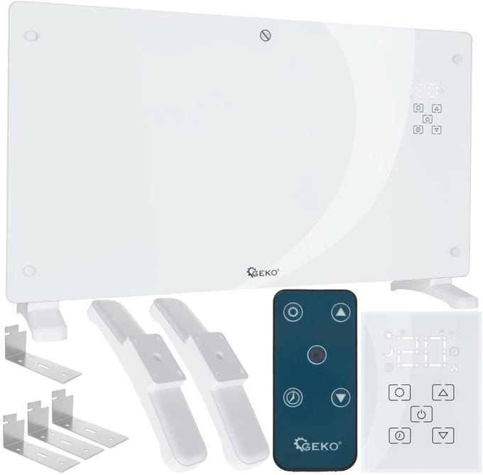 GEKO Elektrische convector met Wi-Fi en afstandsbediening - 2500W - wit