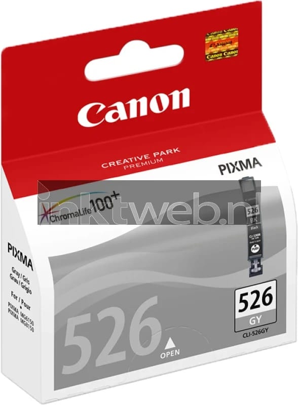 Canon CLI-526GY - Inktcartridge - Origineel - Standaard capaciteit - Grijs