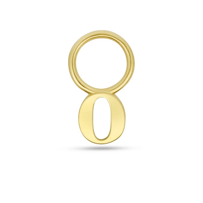 New Bling - 9NBG-O157-0 - 14K geelgoud – Bedel – Nummer 0