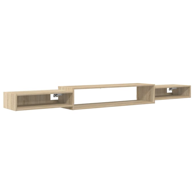 vidaXL - Wand - gemonteerd - TV - Kast - Muurmontage - Sonoma - Eiken