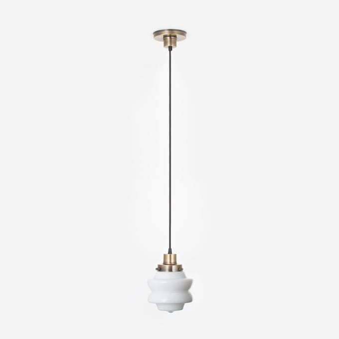 Hanglamp aan snoer Small Top 20's Brons - Art Deco Trade