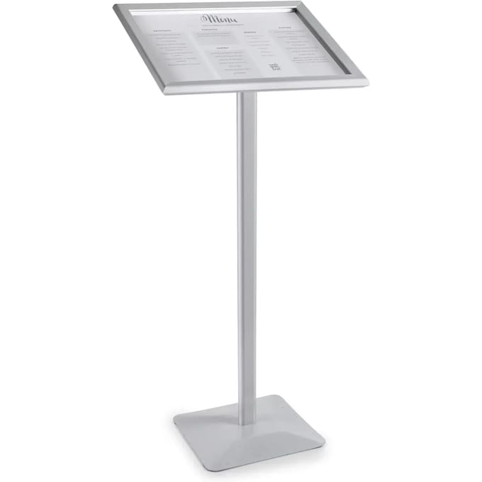Aluminium menukaartstandaard Lacor