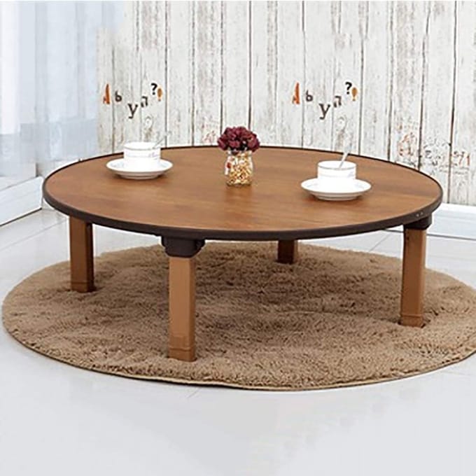 Klaptafel - Lage tafel - Zitkamer - Ruimtebesparend - 60x30cm - Bruin