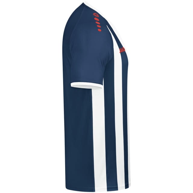 Jako Inter Shirt Korte Mouw Kinderen - Flame / Wit / Navy | Maat: 128