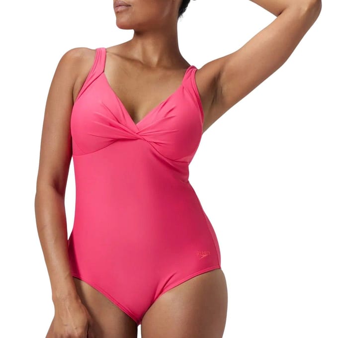 Dames zwempak uit 1 stuk Speedo SOLID Cross Knot