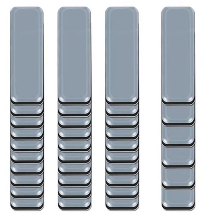 Zelfklevende PTFE-glijders voor meubels - 36 stuks (19 x 70 mm)
