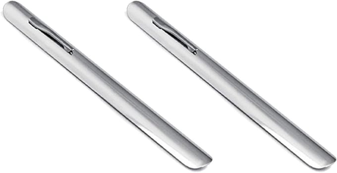 Tafelkruimelaar - Kruimelveger - Tafels Schoonmaken - Lichtgewicht Aluminium - 2 Stuks - Zilver