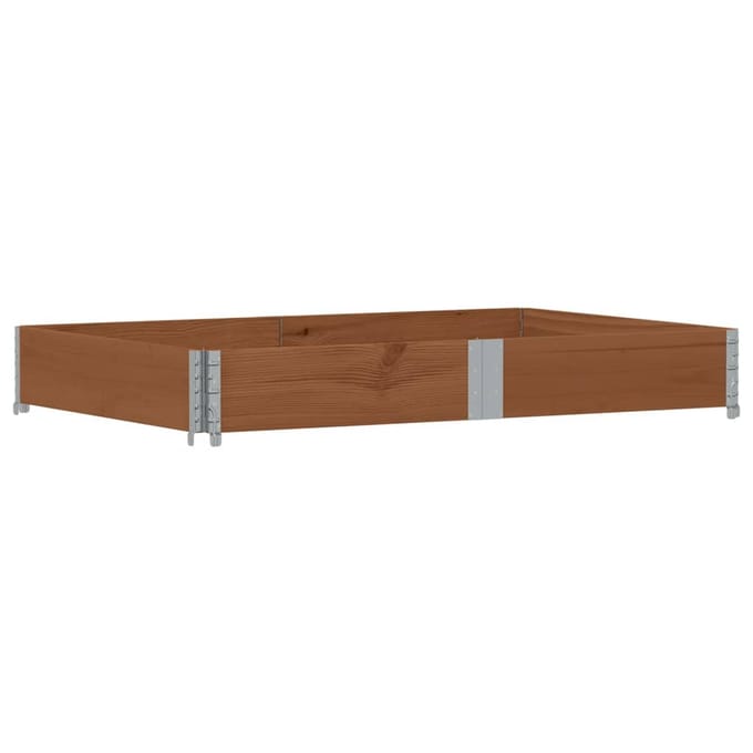 vidaXL - Plantenbak - 150x100 - cm - massief - grenenhout - bruin