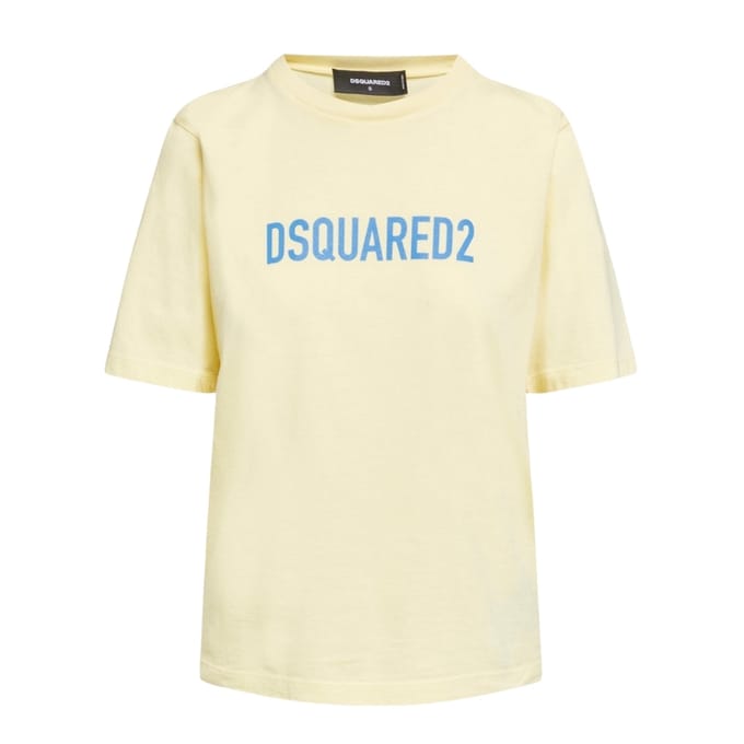 Dsquared2 Eco Dyed Easy Yellow T-shirt