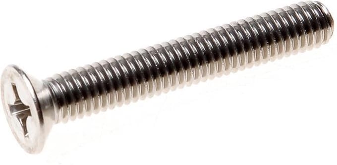 Kobout Metaalschroef RVS platte kop phillips m5 x 10mm
