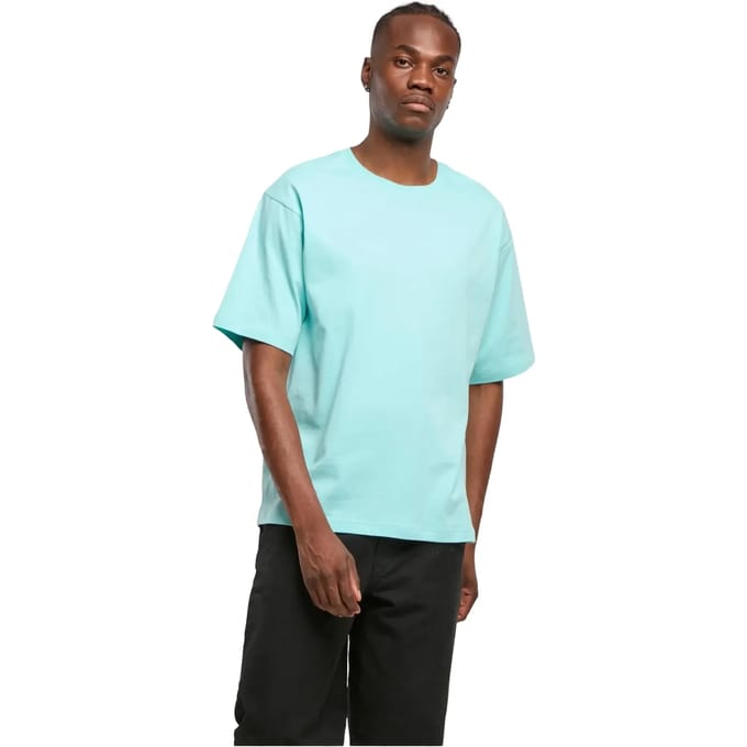 Urban Classics - Loose fit Heren Tshirt - S - Blauw
