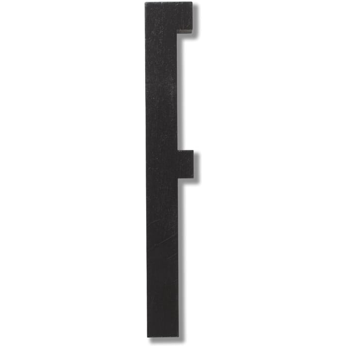DESIGN LETTERS - Houten letters - F - zwart