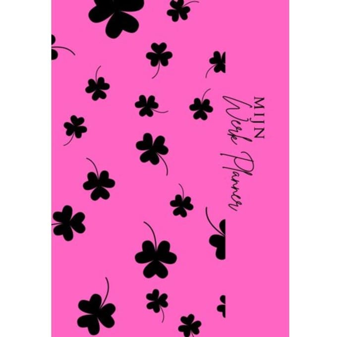 Werkplanner Klaver Pink - To Do Planner - A4 - Ongedateerd. - Kris Degenaar
