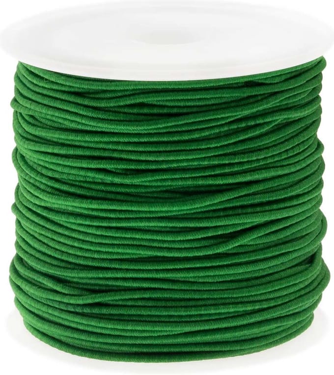 Elastisch Koord (1 mm) Emerald Green (20 Meter)
