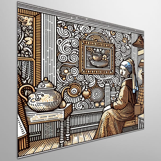 Kunstprint | Wanddecoratie | Dibond | 80 × 80 cm