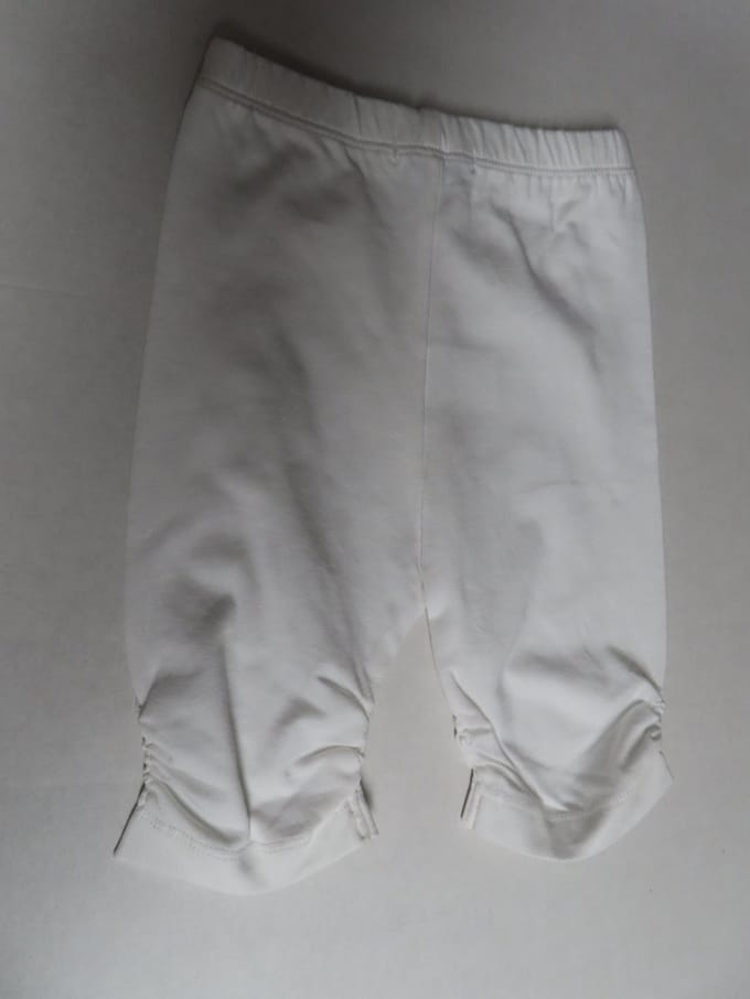 Legging - Meisjes - Wit - Effen - Tot onder de knieen - 18 maand 86
