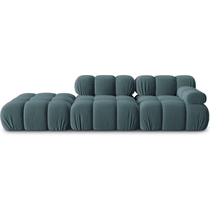 Modulaire 3-zitsbank Tropea links velvet | Milo Casa