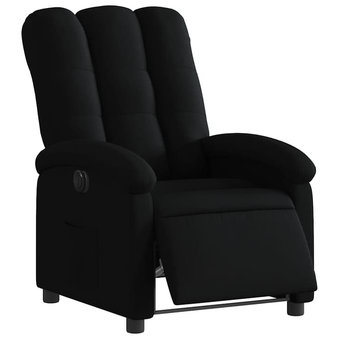 vidaXL - Fauteuil - verstelbaar - elektrisch - stof - zwart