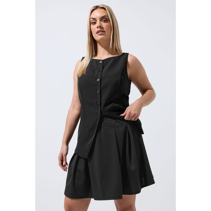 Limited Collection Zwarte Geplooide Rok Size 42